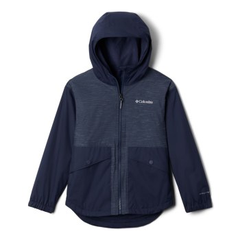 Columbia Jakne Za Djevojčice - Rainy Trails Fleece Lined Tamnoplave | WIRL-34629